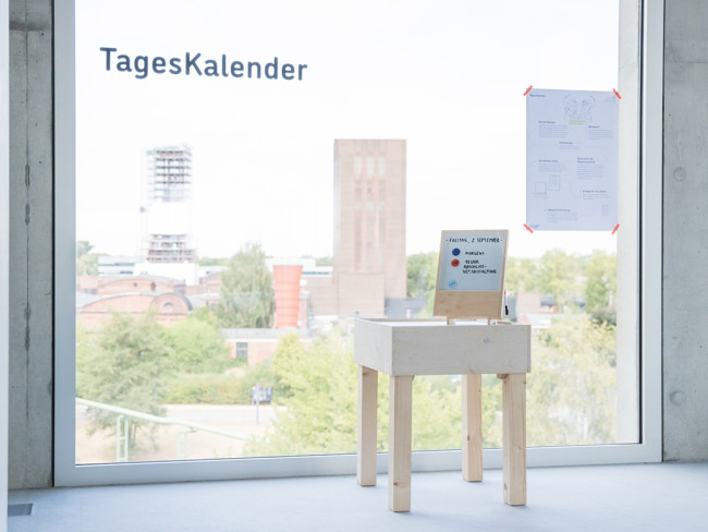Ein Foto des Projekts "TagesKalender", welches auf der Abschlussveranstaltung gezeigt wird