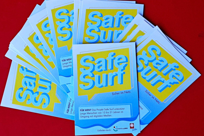 Flyer aus dem Projekt SafeSurf