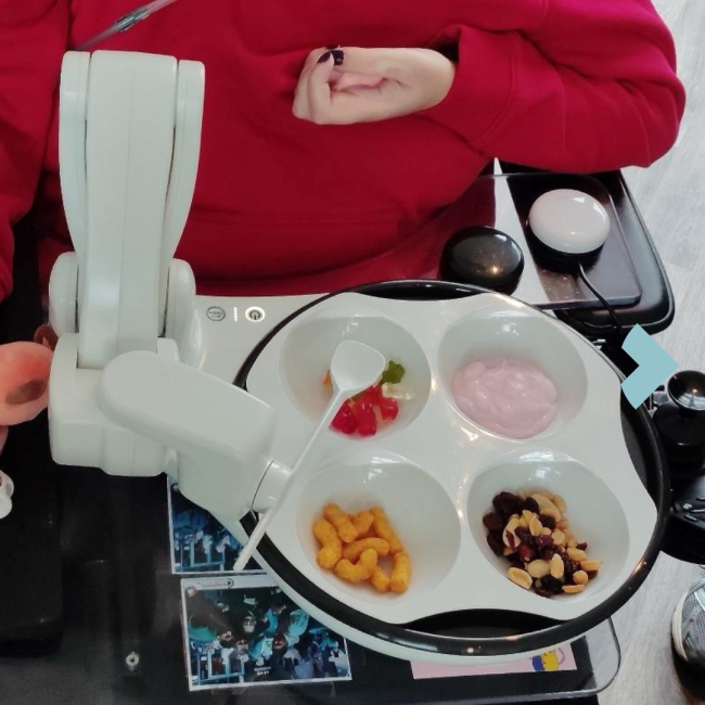 Assistive technik NRW-Tag Obi Esshilfe