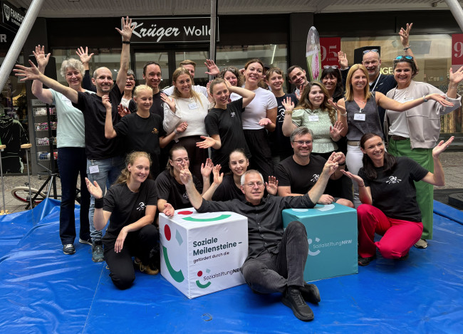 Gruppenbild Leute beim NRW Tag
