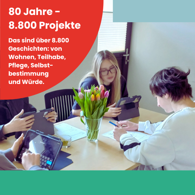 Teaserimage 80 Jahre - 8800 Projekte