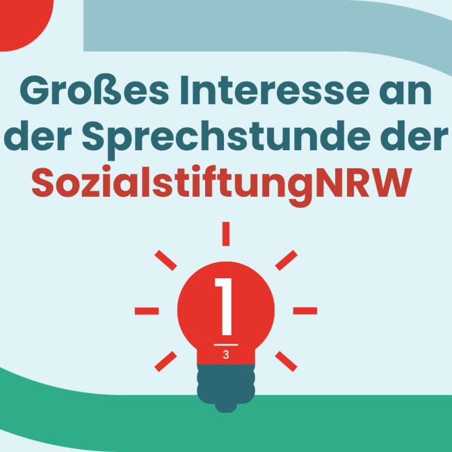 Illustration für die Sprechstunde der SozialstiftungNRW